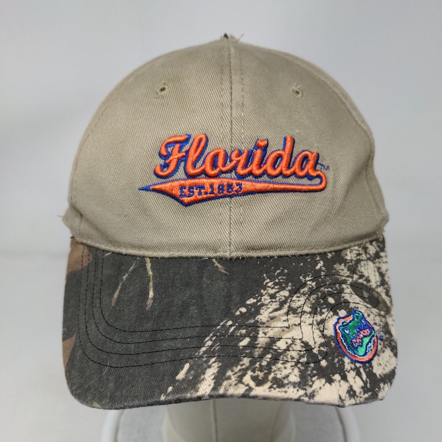 Florida Gators Strapback Hat Mossy Oak Camo Multicolor Embroidered Logo NCAA