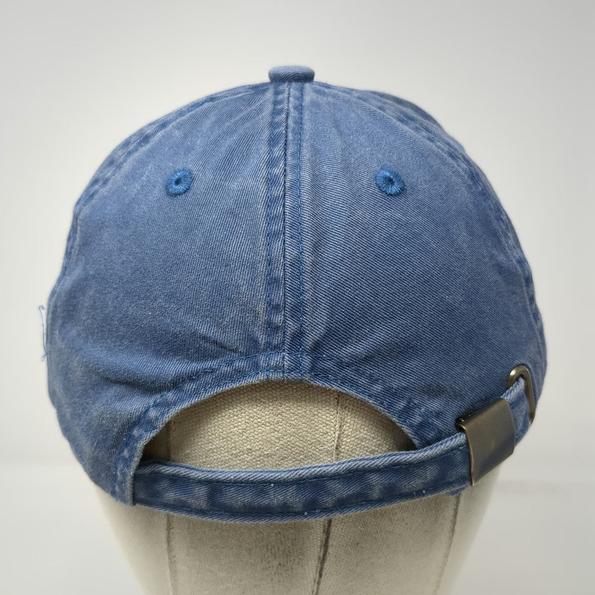 Port Authority Baseball Cap Blue OSFM Millenkamp M Shield Patch Slideback Hat