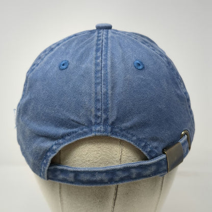 Port Authority Baseball Cap Blue OSFM Millenkamp M Shield Patch Slideback Hat