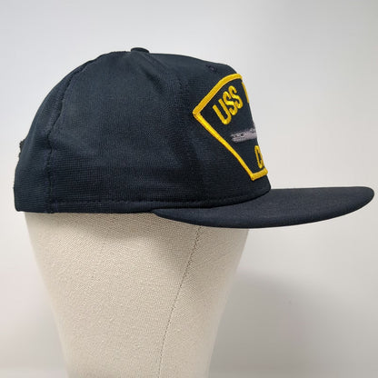 AJD 5 Panel Blue One Size USS Midway CV-41 Ship Patch Snapback Hat Made in USA