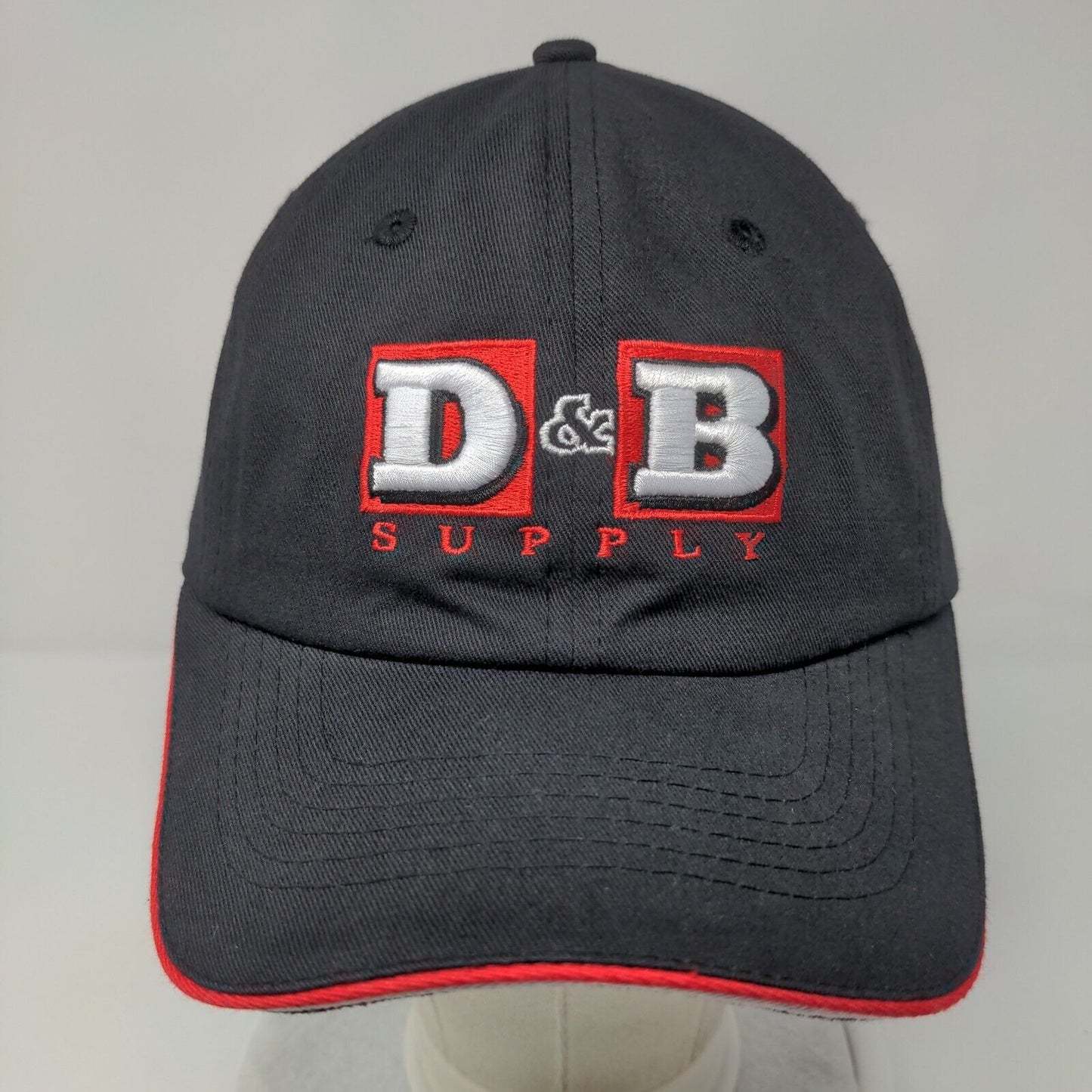 D&B Supply Slideback Hat Black OSFA Embroidered 6 Panel Buck's Bags