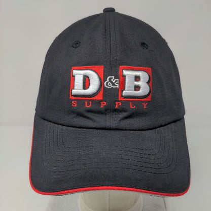 D&B Supply Slideback Hat Black OSFA Embroidered 6 Panel Buck's Bags