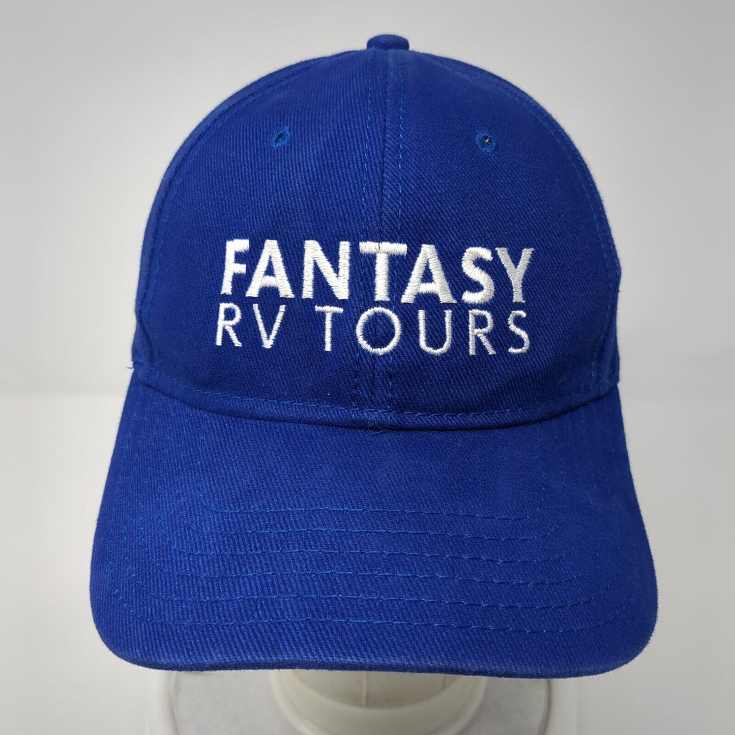 Fantasy RV Tours Strapback Hat Blue OS Adjustable Embroidered 6 Panel Otto