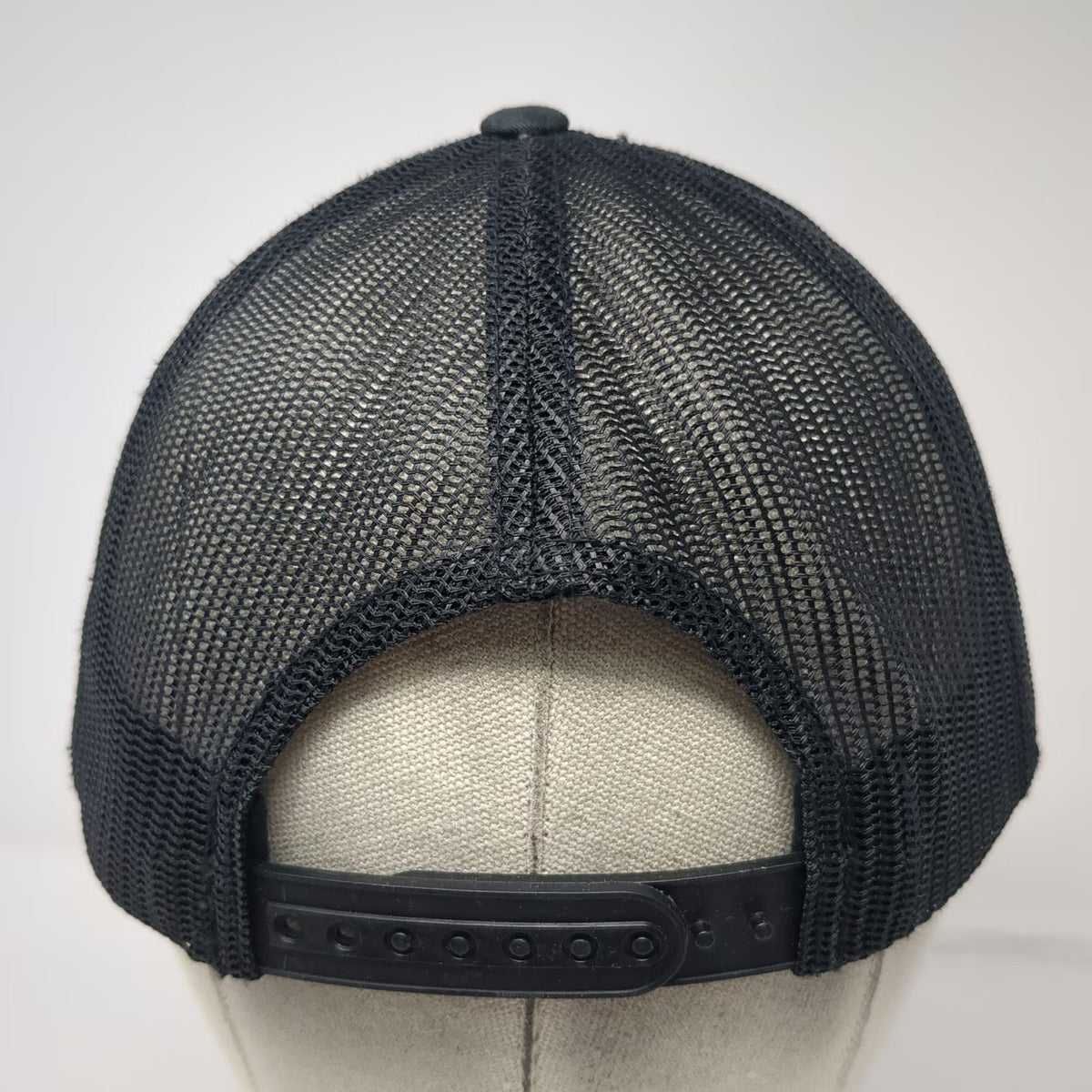 Yupoong Trucker Hat Black One Size Sandy Peaks Co Patch Mesh Snapback Mountain
