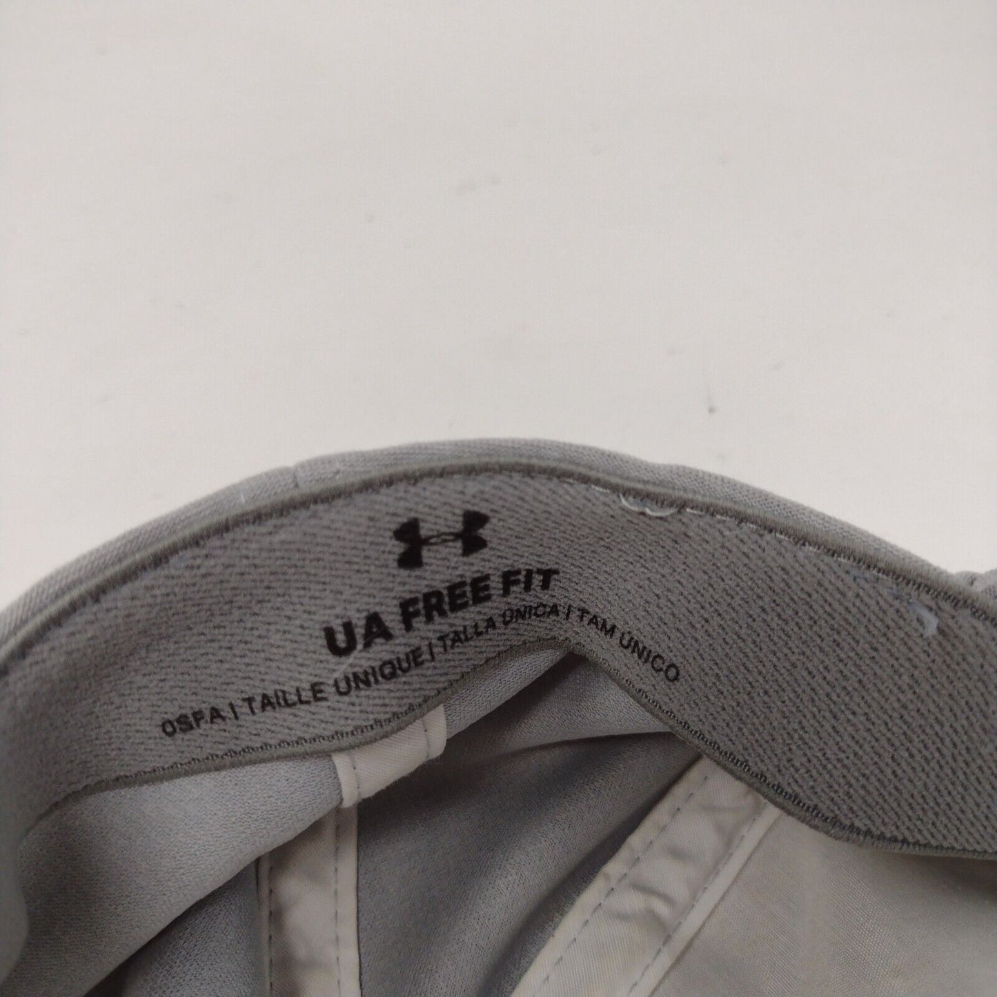 Under Armour Youth Strapback Hat Gray OSFA Free Fit Adjustable Embroidered