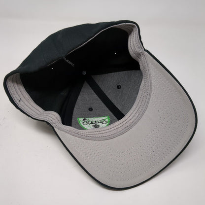 Sully's Star Idaho Fitted Hat Black SM-MD Embroidered Flexfit 6 Panel