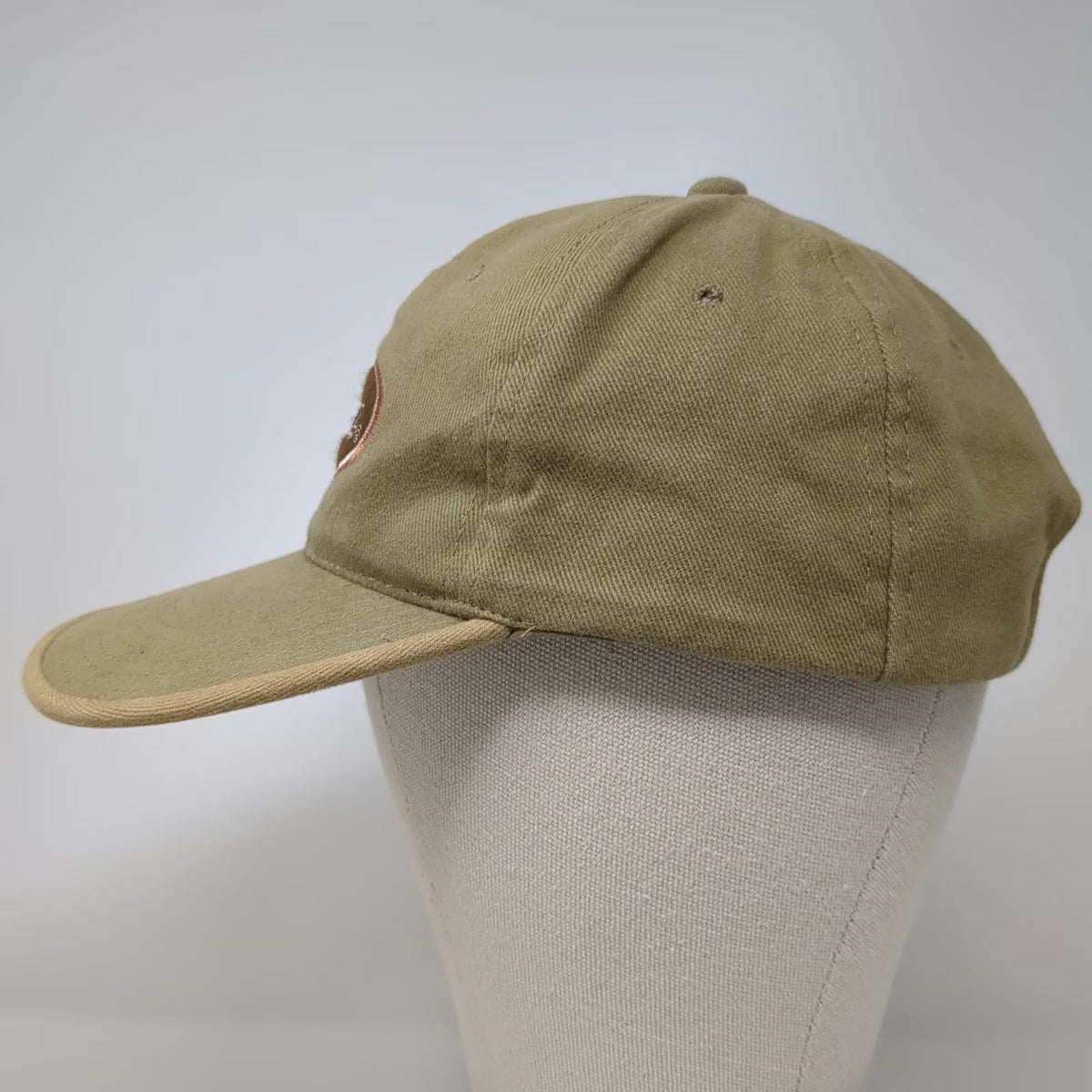 Remington Arms Baseball Cap Brown One Size Slideback Piped Brim Logo Hat