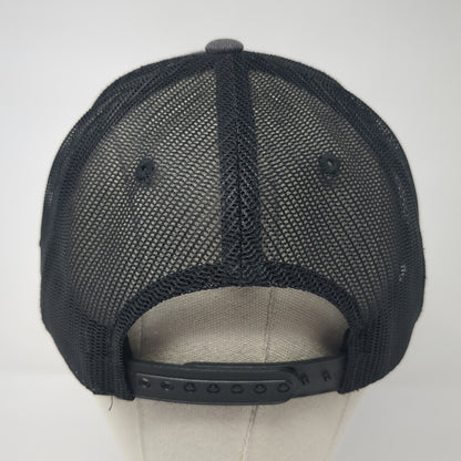 Show Idaho Snapback Trucker Hat Gray One Size Adjustable Mesh Branded Bills