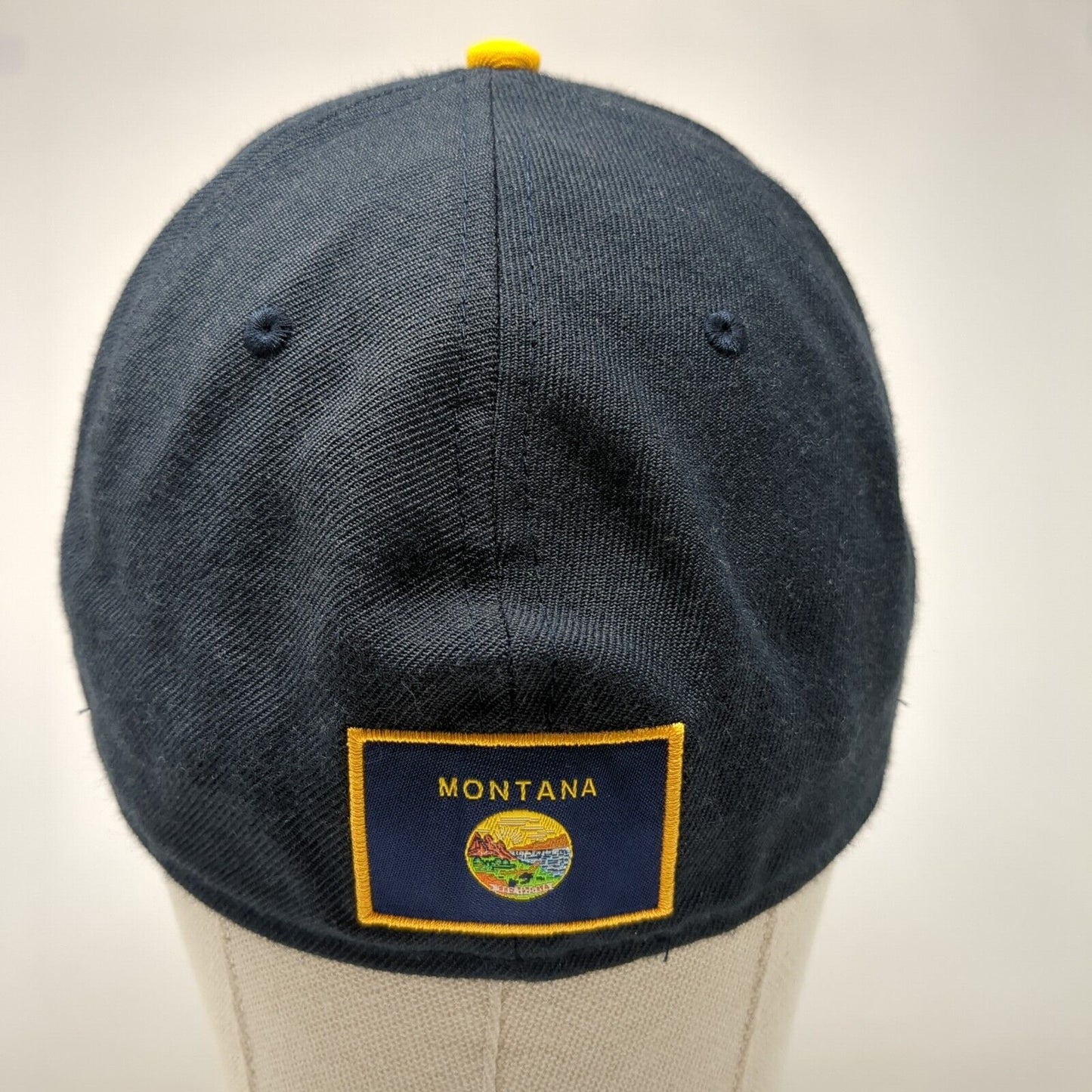 Letter B Fitted Hat Multi 7 1/4 Embroidered Montana Colorblock The Game