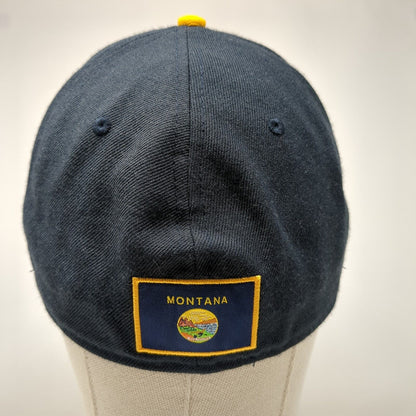 Letter B Fitted Hat Multi 7 1/4 Embroidered Montana Colorblock The Game