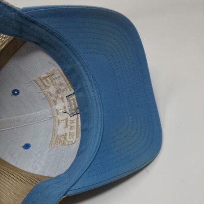 Exile Firearms Richardson Mens Snapback Mesh Back Hat Blue Style 112 Embroidered