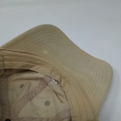 Vineyard Vines Slideback Hat Tan One Size Adjustable Embroidered Vented Holes