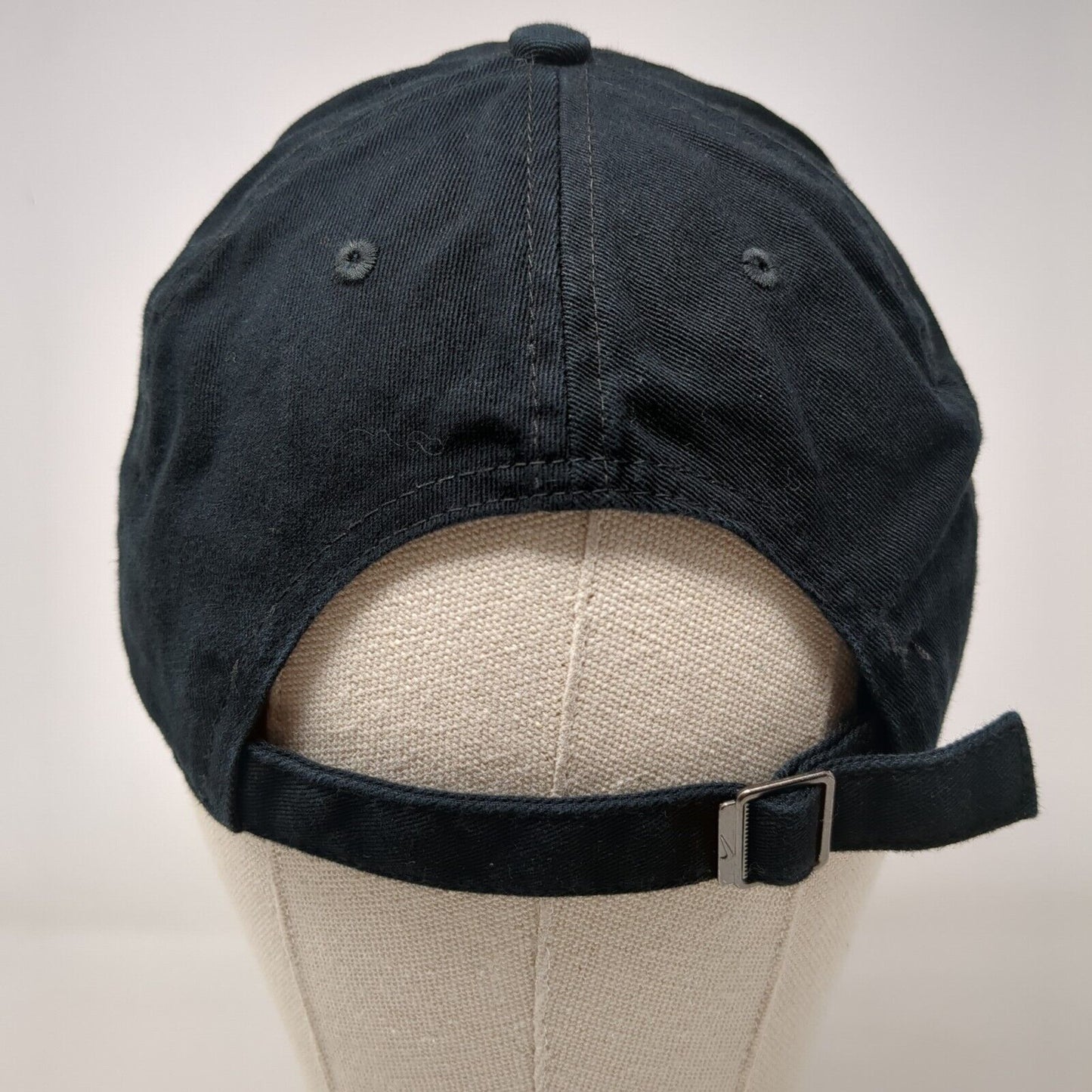 Nike Slideback Hat Black OSFA Adjustable Embroidered Swoosh Heritage86