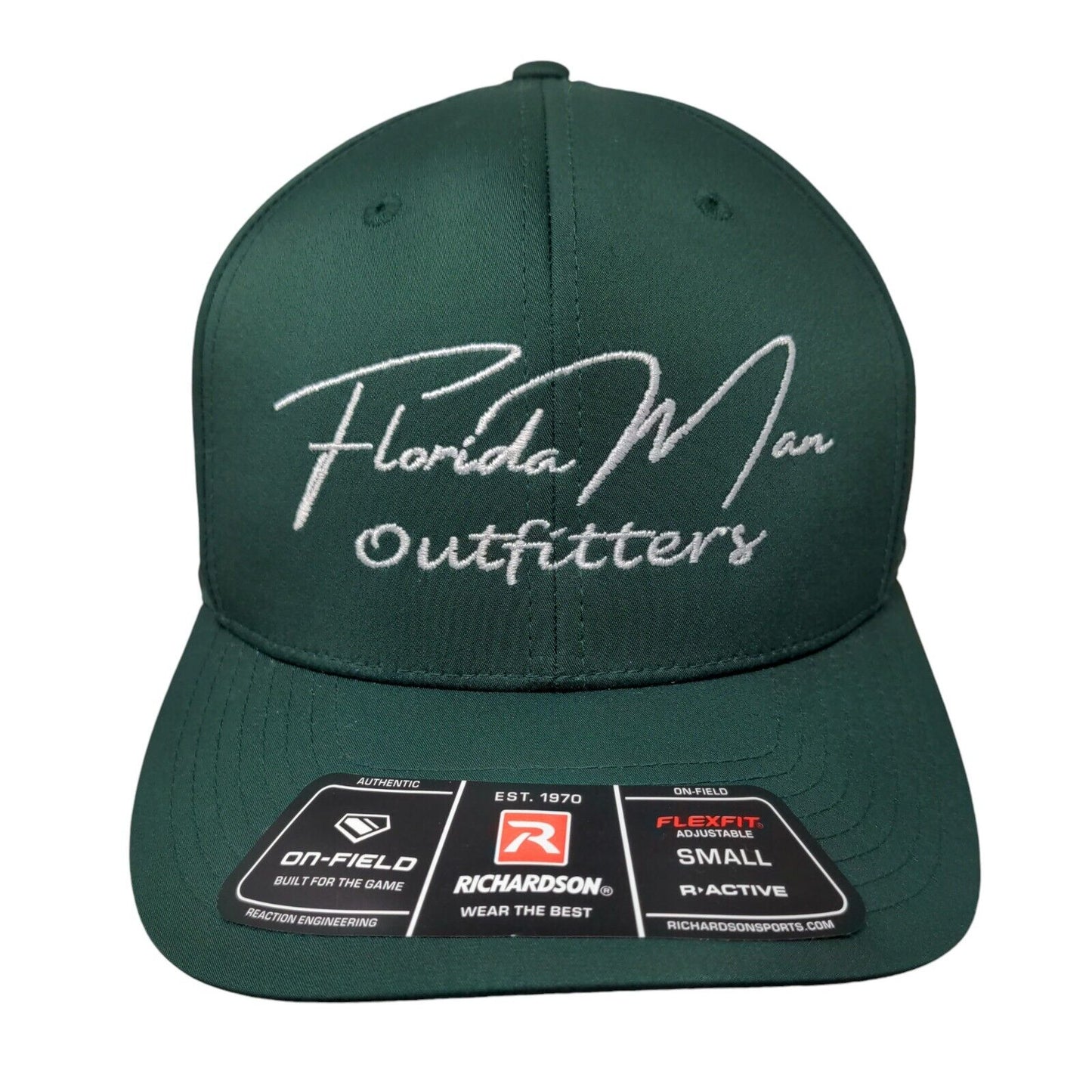 Florida Man Outfitters Strapback Hat Green Small Flexfit Adjustable Richardson