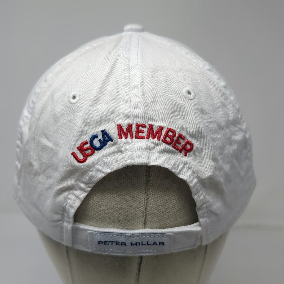 Peter Millar Baseball Cap White One Size 126th US Open Shinnecock Hills Hat USGA
