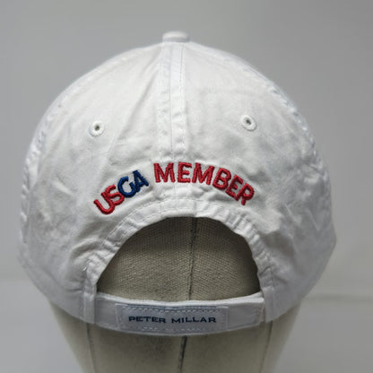 Peter Millar Baseball Cap White One Size 126th US Open Shinnecock Hills Hat USGA