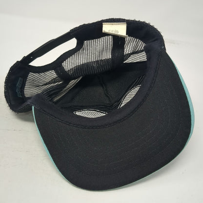 VonZipper Trucker Hat Black Blue One Size Tanning Team Sunglasses Snapback Mesh