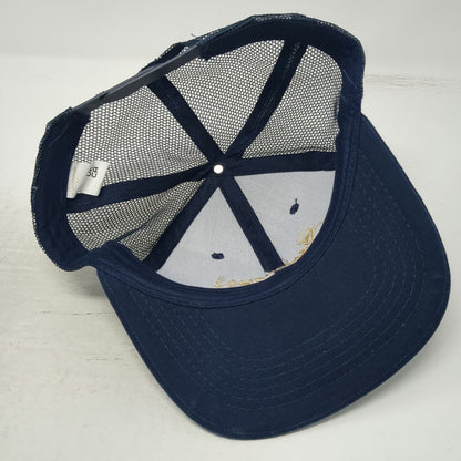 Swingers Trucker Hat Blue One Size Snapback Embroidered Crazy Golf Club London