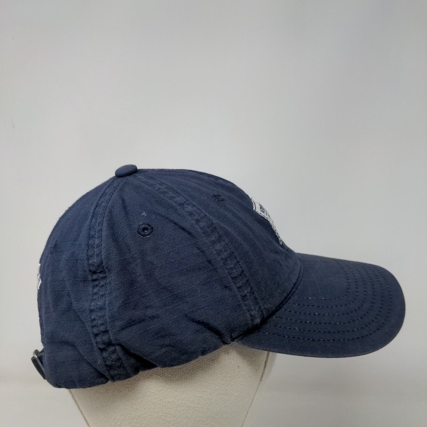 Aeopostale Slideback Hat Blue One Size Adjustable Vent Holes 6 Panel