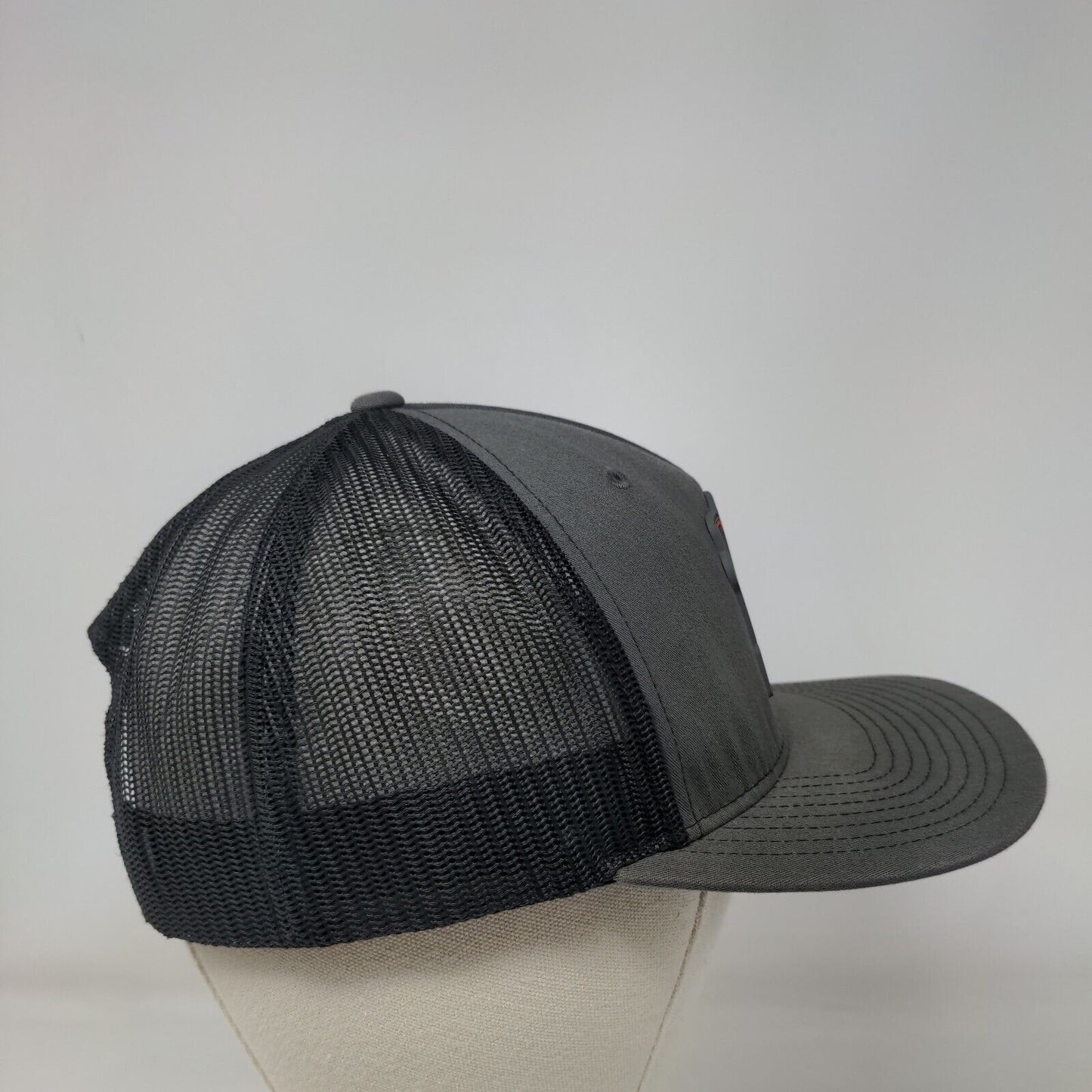 Disaster Response Snapback Trucker Hat Gray One Size Adjustable Mesh Back