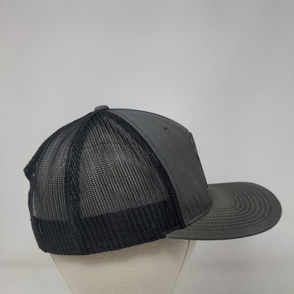Disaster Response Snapback Trucker Hat Gray One Size Adjustable Mesh Back