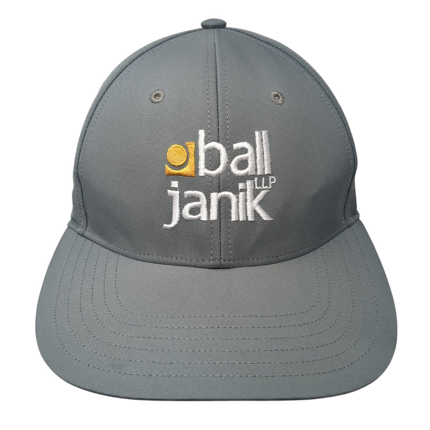 Ball Janik LLP Strapback Hat Gray One Size Adjustable 6 Panel Adidas