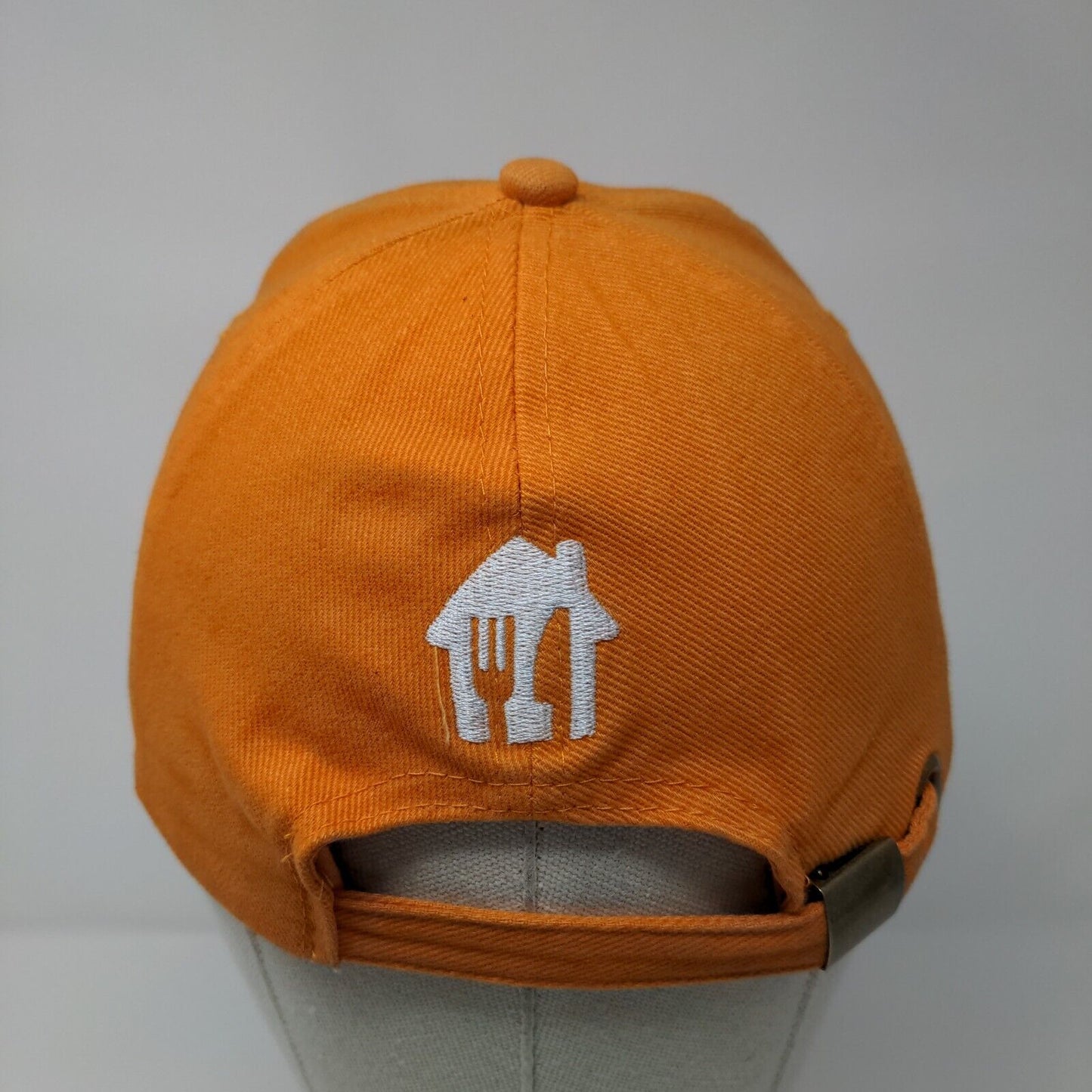 Lieferando Slideback Hat Orange OSFA Solid Adjustable Embroidered