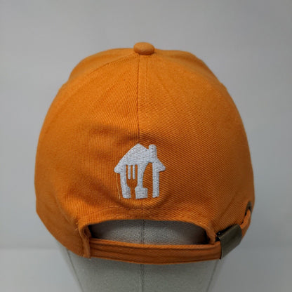 Lieferando Slideback Hat Orange OSFA Solid Adjustable Embroidered