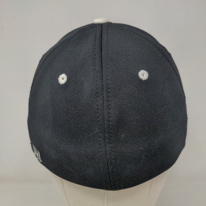 Richardson Fitted Hat Black XS/S Embroidered Flexfit 6 Panel Vent Holes