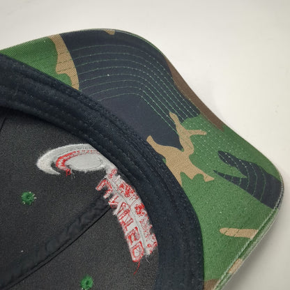 Port Authority United Steel Supply Trucker Hat Green Camo One Size Snapback Mesh