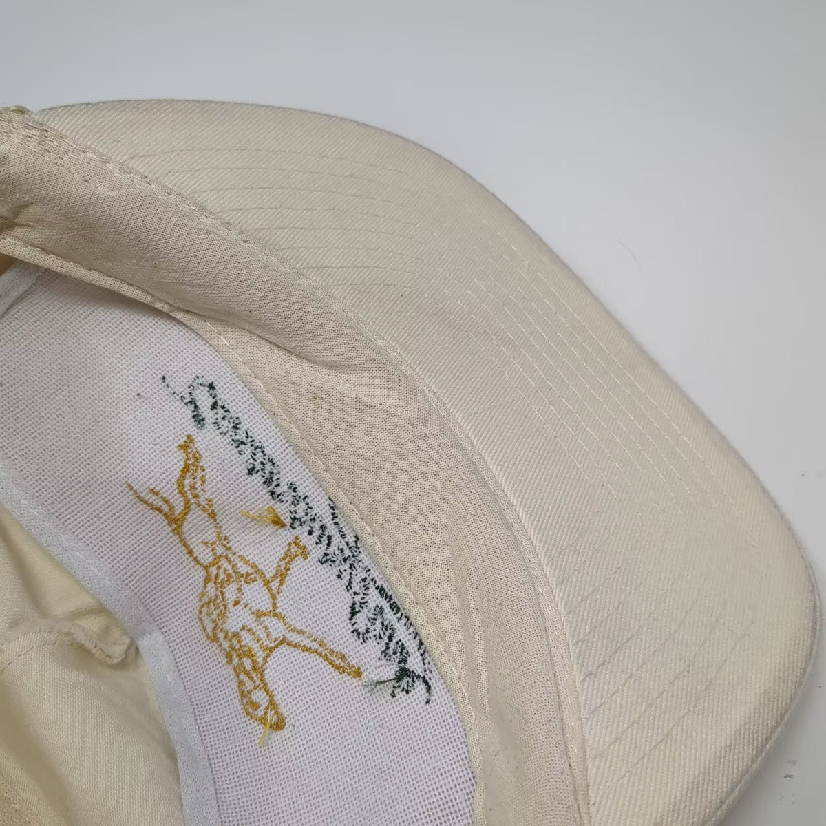 Mohr's Canterbury Park WCCO 830 Horse Racing 5 Panel Beige Hat One Size Rope