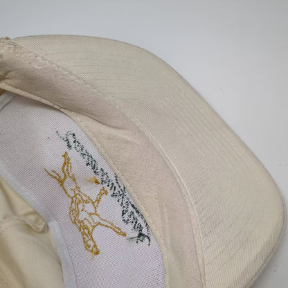 Mohr's Canterbury Park WCCO 830 Horse Racing 5 Panel Beige Hat One Size Rope