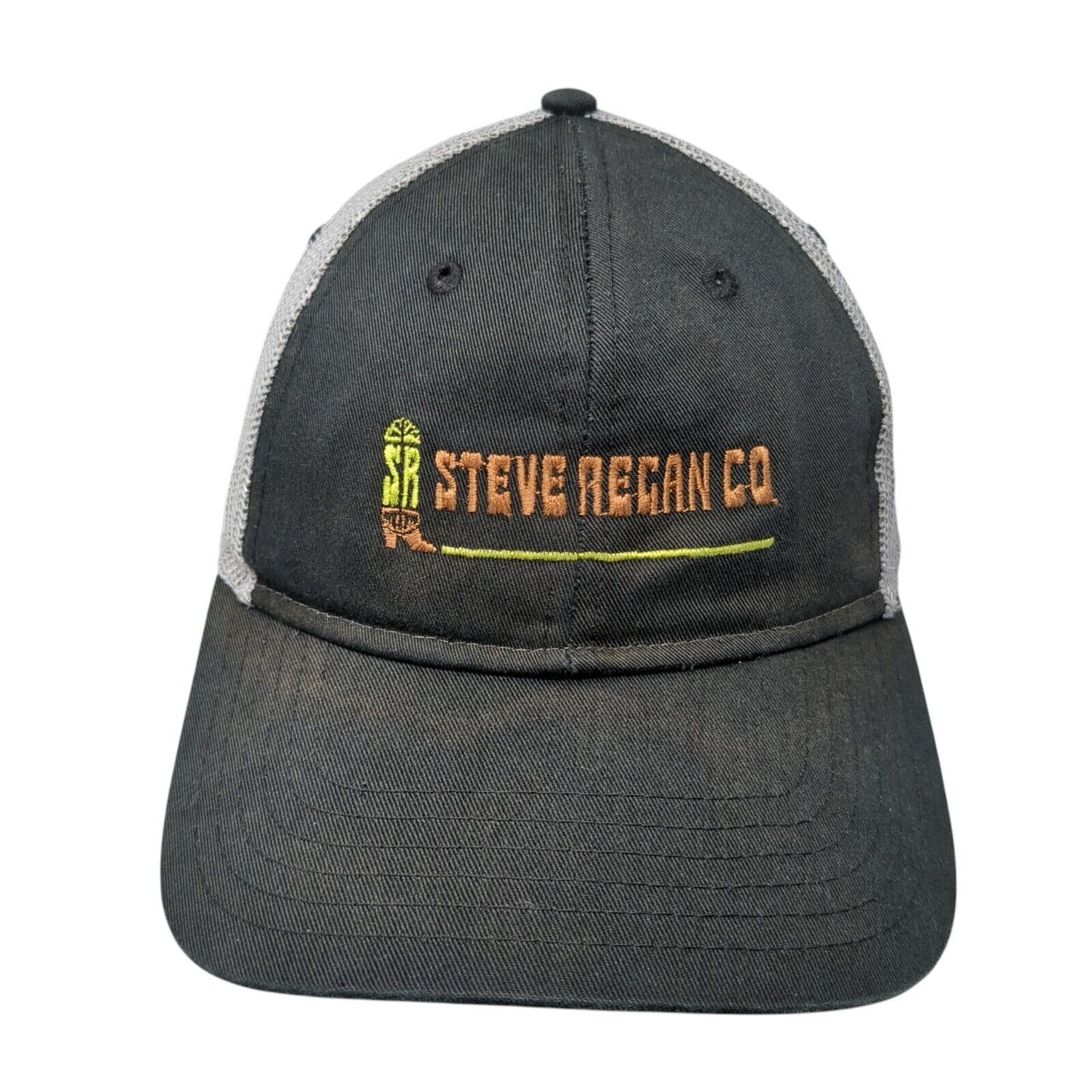Steve Regan Co. Snapback Mesh Back Trucker Hat Black One Size Otto