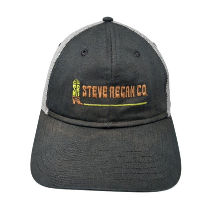 Steve Regan Co. Snapback Mesh Back Trucker Hat Black One Size Otto