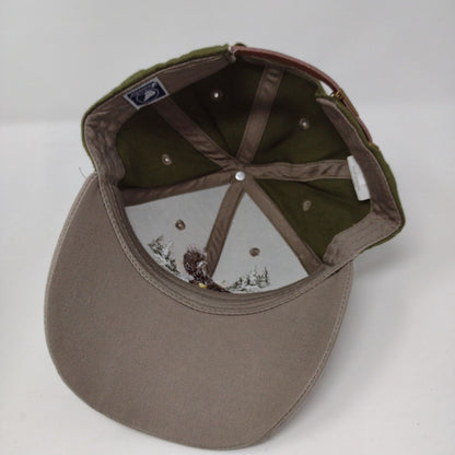 Alaska Eagle Slideback Hat Multicolor OSFM Embroidered Leather Strap