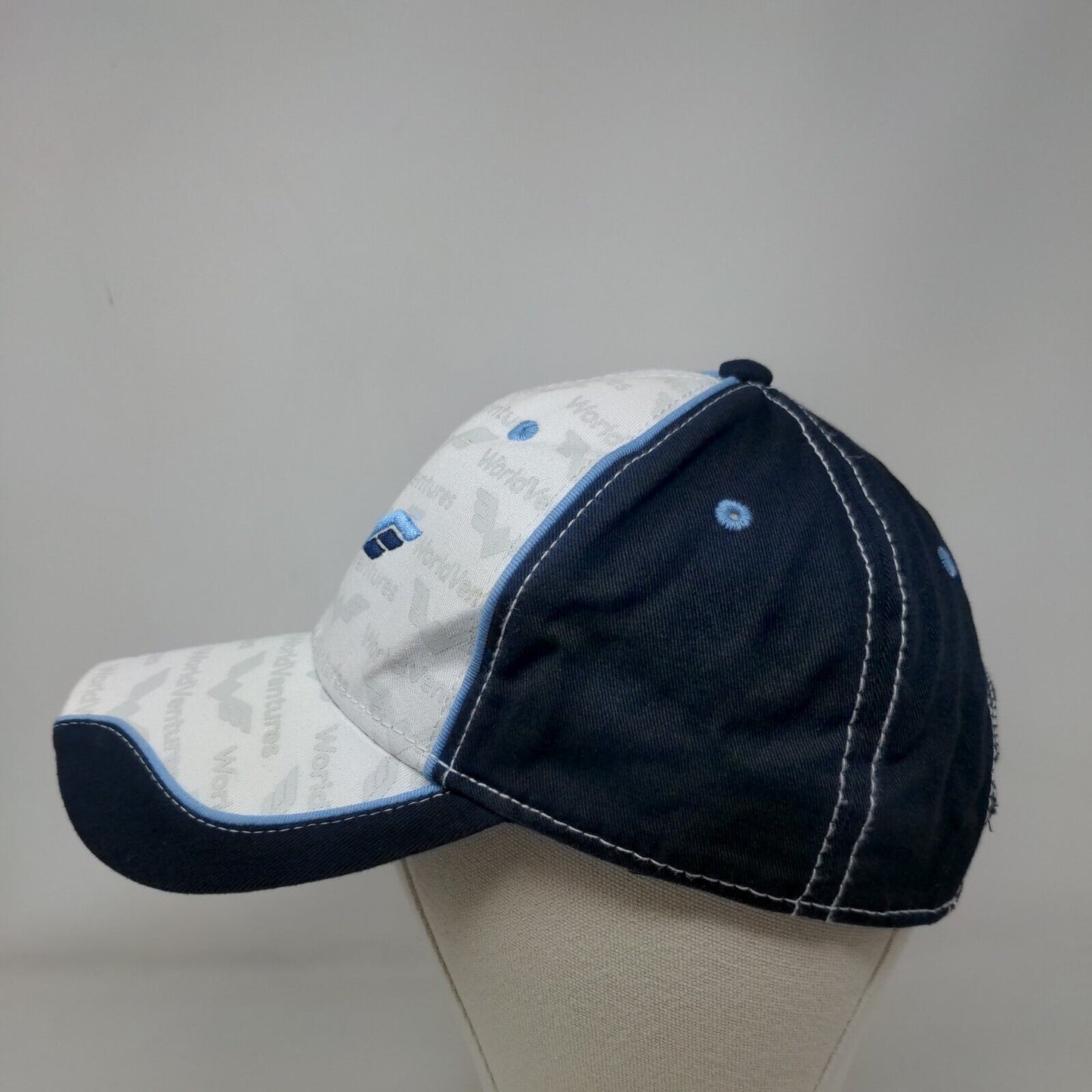 World Ventures Strapback Hat Multi One Size Embroidered Logo Adjustable