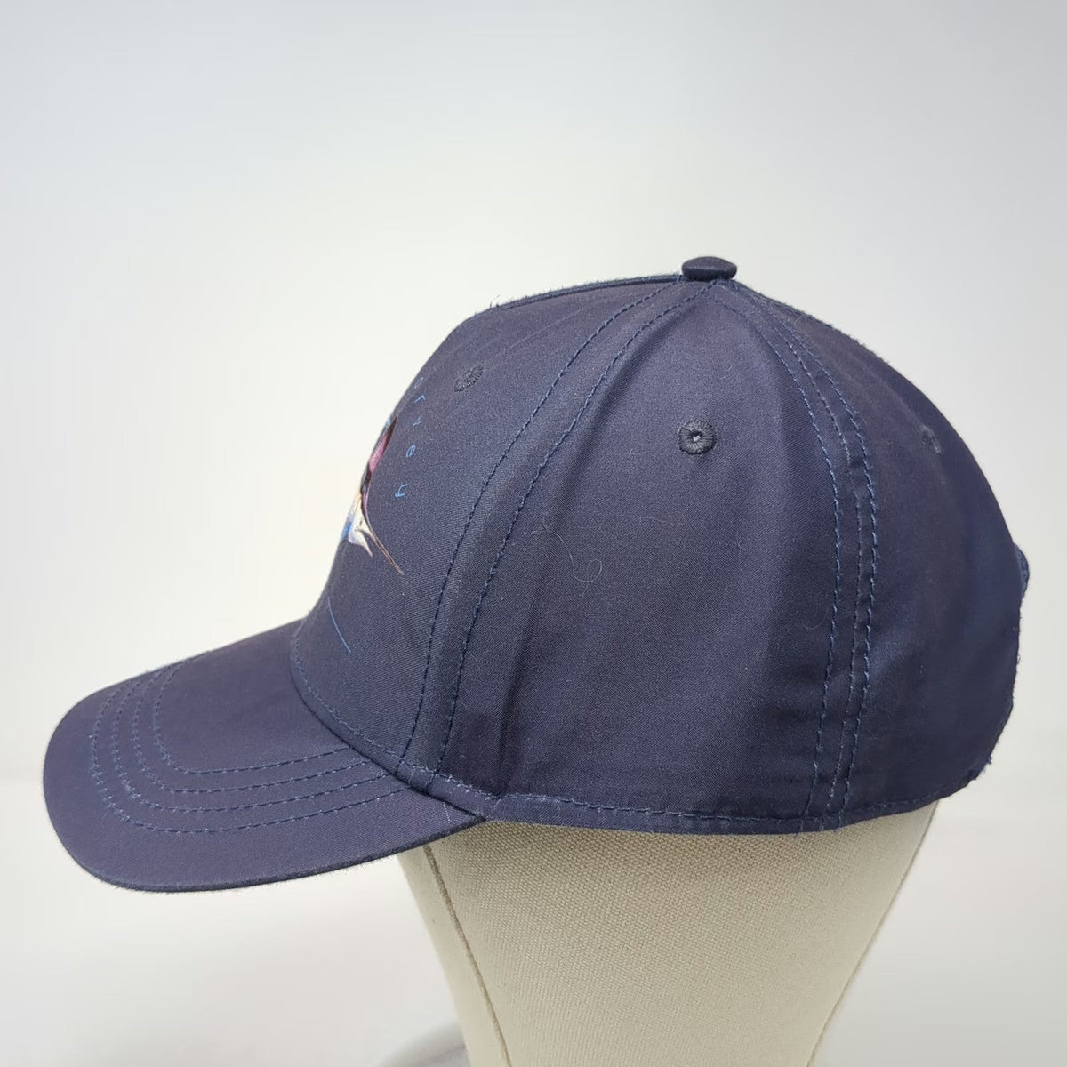 Guy Harvey 5 Panel Blue Hat OSFM Strapback Marlin Fishing Polyester Originals