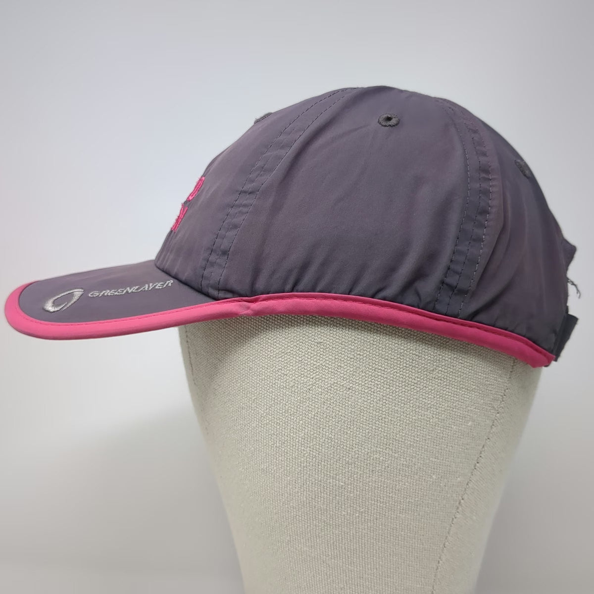 Greenlayer Baseball Cap Gray One Size Portland Marathon Runner Strapback Hat