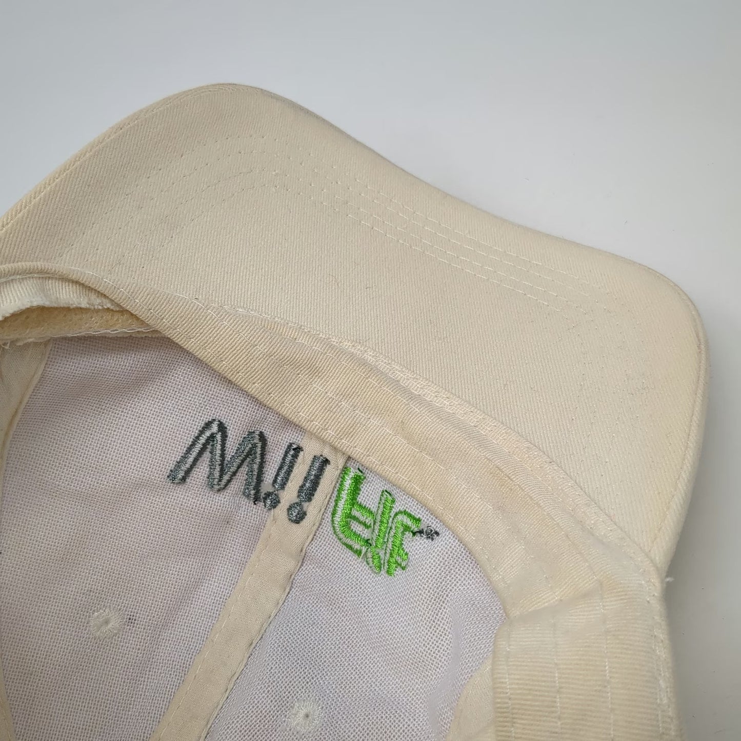 BDA Baseball Cap Beige Wii Fit Slideback Nintendo Video Game Logo Hat Vintage