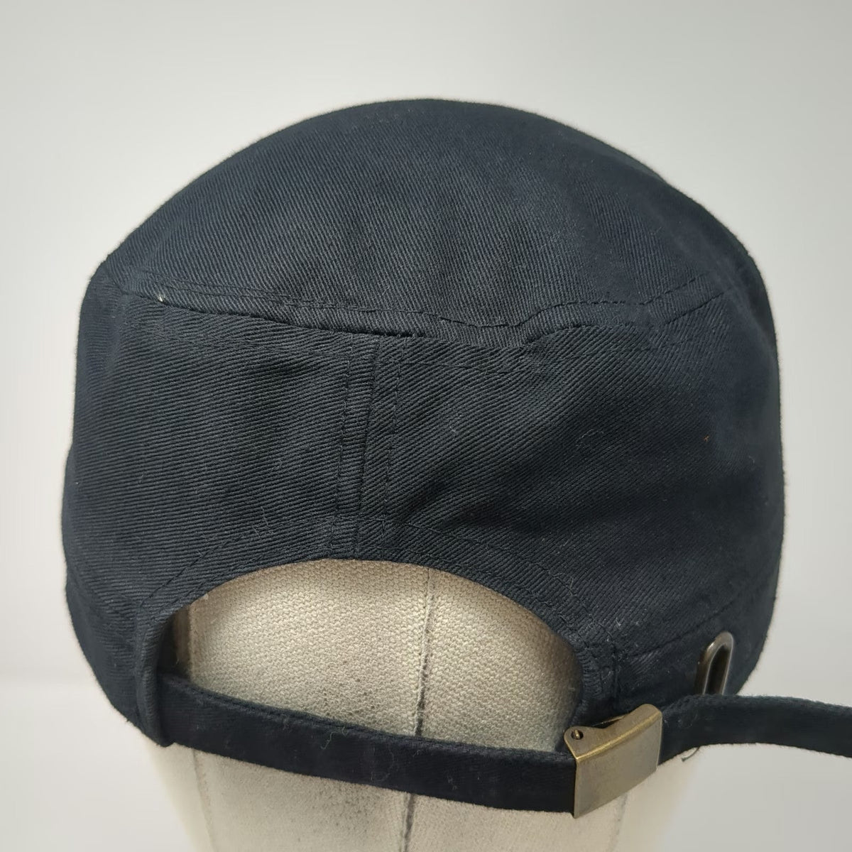 Leader LOGA Army Cap Black One Size Rhinestone Fleur De Lis Studded Cotton Hat