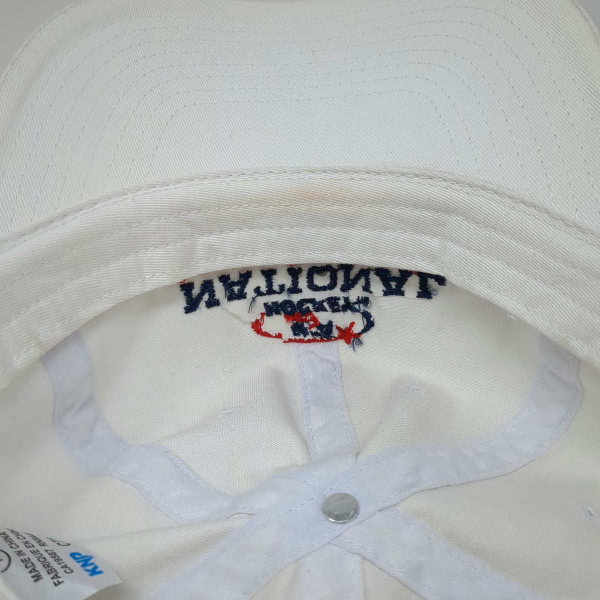 KNP USA Hockey National Championships 2024 White One Size Baseball Cap Hat