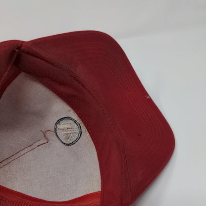 Washington Group International Snapback Trucker Hat Red One Size Solid