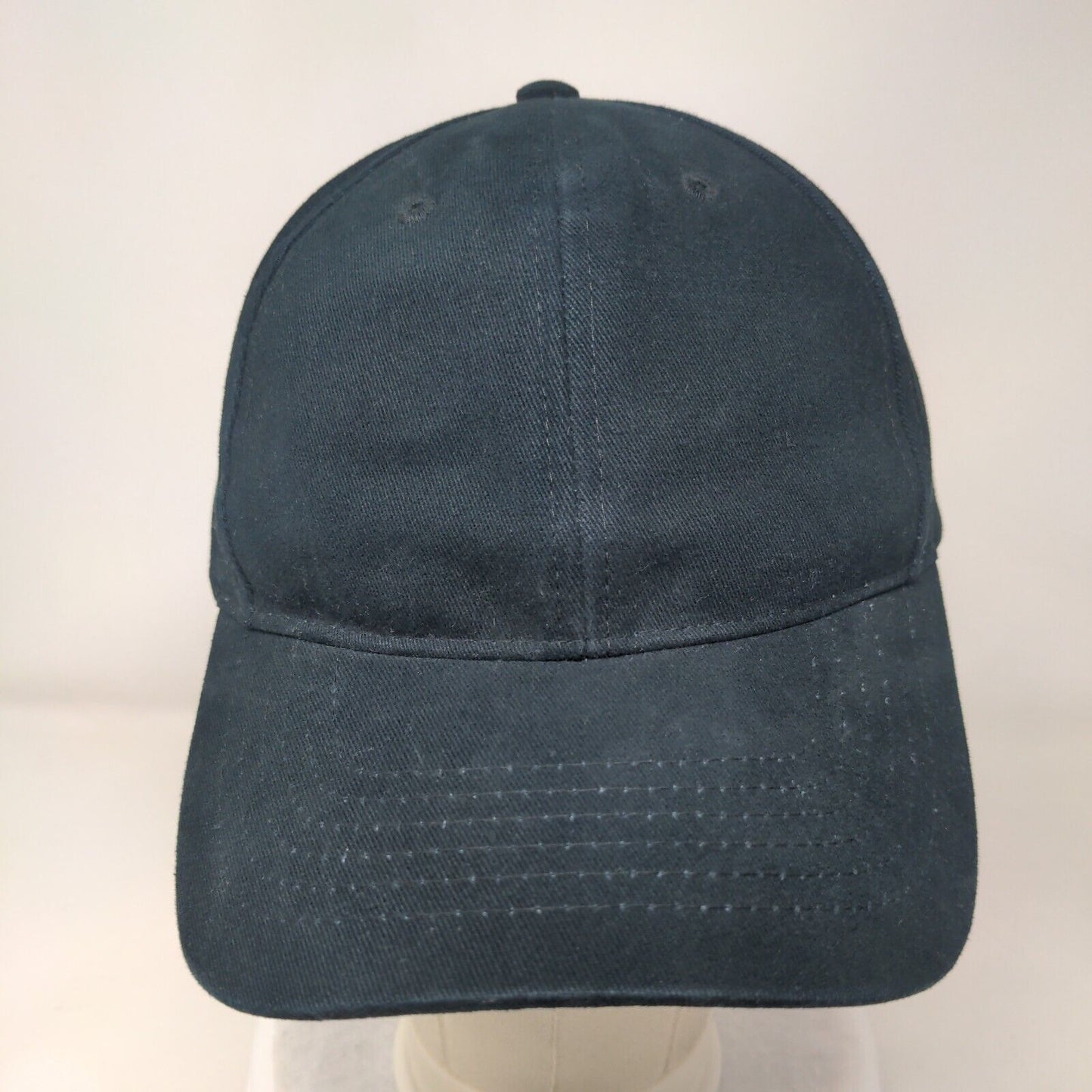 Rothco Strapback Hat Black OSFA Adjustable Solid Vent Holes Blank