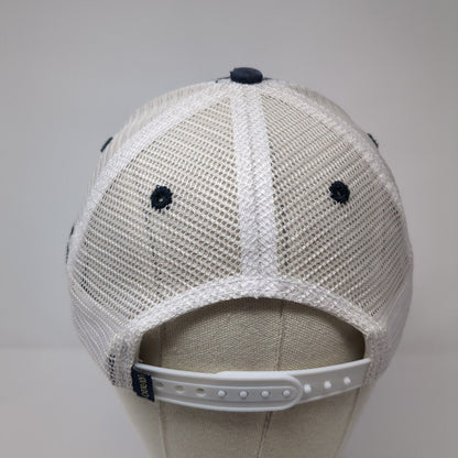 Brundage Summit Cat Track Run 10K Snapback Trucker Hat Blue OS Mesh Back Ouray