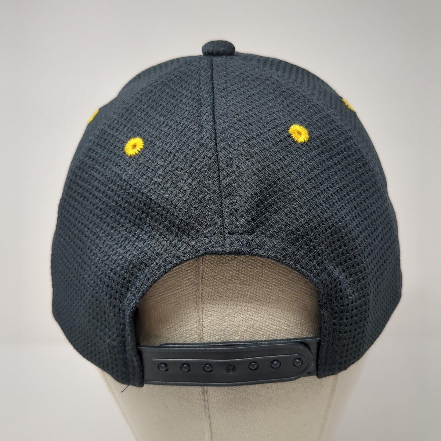 McDonald's Snapback Hat Blue One Size Adjustable Employee Crew Hat Blank