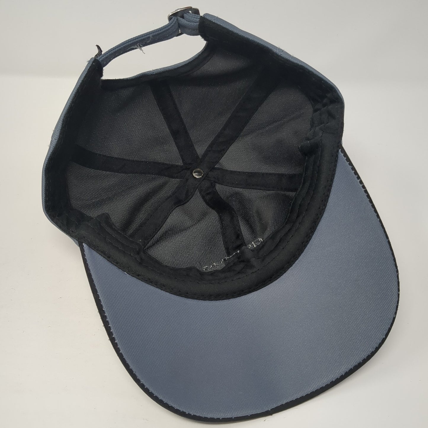 Adidas 3 Stripes Slideback Hat Gray One Size Spell Out Embroidered