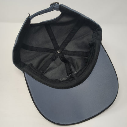 Adidas 3 Stripes Slideback Hat Gray One Size Spell Out Embroidered
