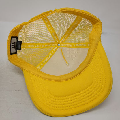 San Diego Padres MLB Melonwear Trucker Hat Yellow One Size Sycuan Patch Mesh