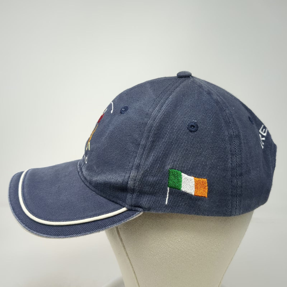 Dolmen Clothing Ireland Golf Hat Blue One Size Baseball Cap Embroidered Strap