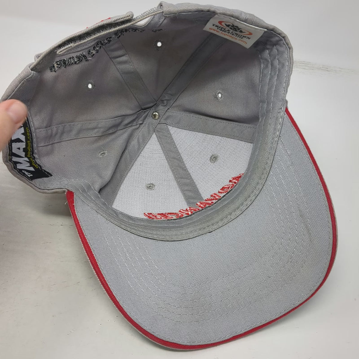 Triple Crown Advanced Marble Granite Gray One Size Baseball Cap Hat Strapback